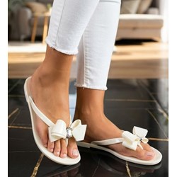 Klapki damskie pomarańczowe sportowe na lato bez zapięcia  - zdjęcie produktu