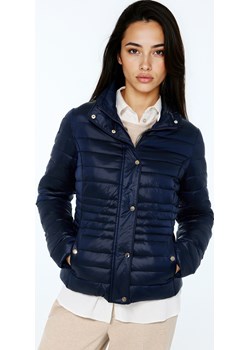 Mohito - Pikowana granatowa kurtka - granatowy Mohito Mohito - kod rabatowy