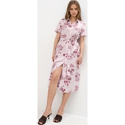 Sukienka różowa Mohito koszulowa  - zdjęcie produktu