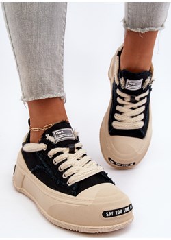 Sneakersy Damskie Czarne GOE NN2N4061 Goe ZAZOO - kod rabatowy