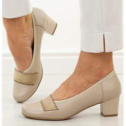 Czółenka Gregors skórzane na lato  - zdjęcie produktu