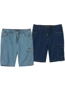 Zestaw 2 wygodnych bermudów z denimu ze stretchem Atlas For Men okazja Atlas For Men - kod rabatowy