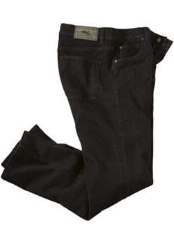 Czarne jeansy Stretch Regular Atlas For Men okazyjna cena Atlas For Men - kod rabatowy