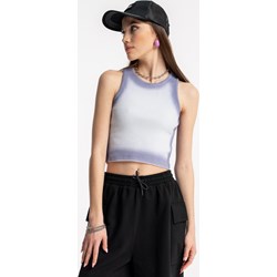 Bluzka dziewczęca bez rękawów z dzianiny  - zdjęcie produktu