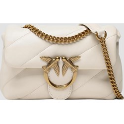 Pinko kopertówka biała niemieszcząca a4 matowa na ramię  - zdjęcie produktu