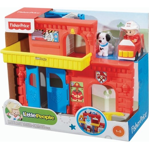 Fisher Price Little People Remiza Strażacka Zestaw Darmowa