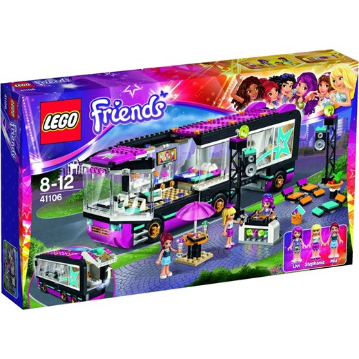 Lego Friends Klocki Wóz Koncertowy Gwiazdy Pop 41106 Darmowa