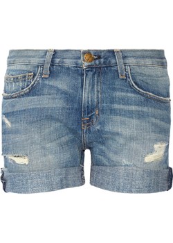 The Boyfriend distressed denim shorts Current/Elliott NET-A-PORTER - kod rabatowy
