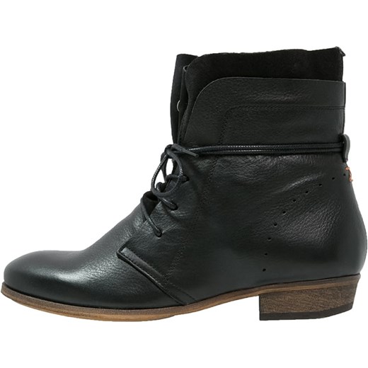 HUB HALLY Botki sznurowane blacknatural czarny Zalando HUB HALLY Botki sznurowane blacknatural czarny Zalando