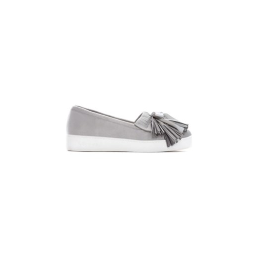 ZAMSZOWE PÓŁBUTY BOHO Vices szary Family Shoes w Domodi Czarne botki damskie na słupku VICES 1279 1