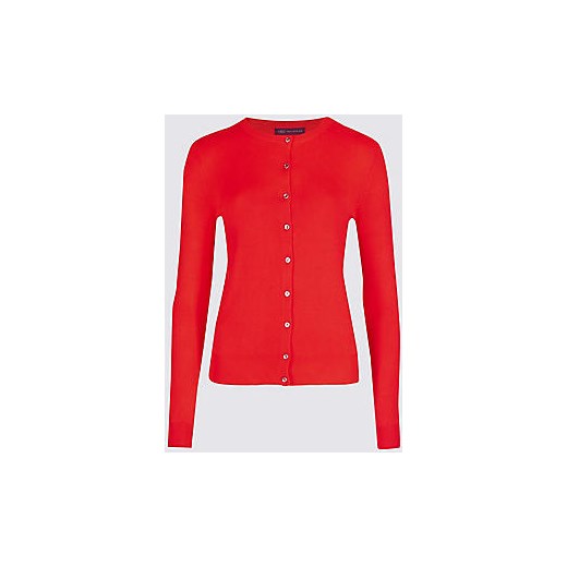 sprzedaż PETITE Round Neck Cardigan Marks & Spencer sprzedaż PETITE Round Neck Cardigan Marks & Spencer
