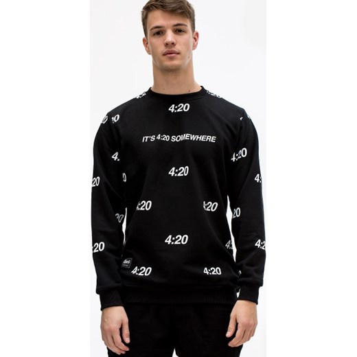 4 20 Somewhere Crewneck Black Czarny Kush Urbancity Pl W Domodi