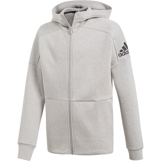 adidas bluza z kapturem Stadium ID jasnoniebieskabiała