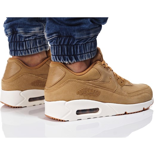 BUTY NIKE AIR MAX 90 ULTRA 2.0 LTR 924447 200 brazowy Natychmiastowo Buty męskie Nike Air Max 90 Ultra 2.0 SE Flax Pack 924447 200