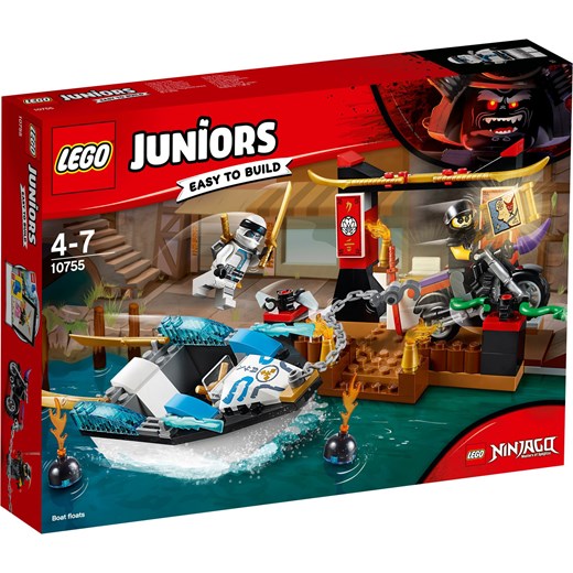 Klocki Lego Juniors Wodny Pościg Zanea 10755 Zielony Oficjalny