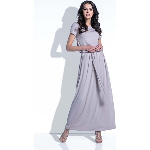 mocca sukienka maxi z wi艱zanym paskiem molly pl szary mocca sukienka maxi z wi艱zanym paskiem molly pl szary