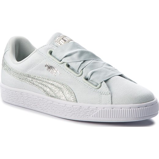 puma basket heart szare puma basket heart szare