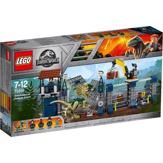 Klocki Lego Jurrasic World Atak Dilofozaura Na Posterunek 75931 Oficjalny Sklep Allegro