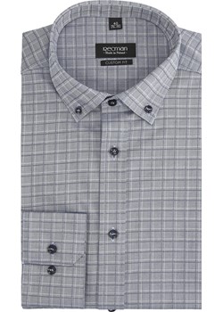 koszula versone 2757 długi rękaw custom fit niebieski Recman - kod rabatowy