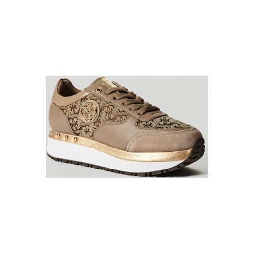 Sneakersy guess brazowe Clearance