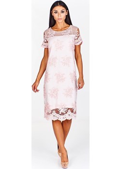 Sukienka FSU863  RÓŻOWY JASNY Fokus  fokusfashion.com - kod rabatowy