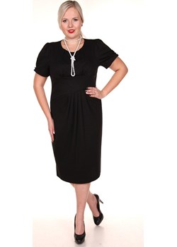 Sukienka FSU237 CZARNY fokus-fashion czarny lato - kod rabatowy
