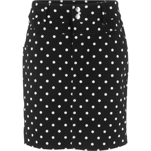 80% ZNIŻKI Spódnica BPC Collection retro czarna w grochy midi Odzież Damska CH czarny Spódnice KNHR 80% ZNIŻKI Spódnica BPC Collection retro czarna w grochy midi Odzież Damska CH czarny Spódnice KNHR