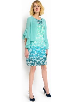 Elegancka narzutka Potis & Verso BLUSH turkusowy Potis & Verso Eye For Fashion - kod rabatowy