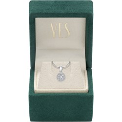 Zawieszka srebrny Metropolitan - Biżuteria Yes z diamentami  - zdjęcie produktu
