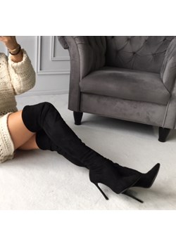 KOZAKI HOT LADY MUSZKIETERKI ZA KOLANO CZARNE Miss Sophia - kod rabatowy