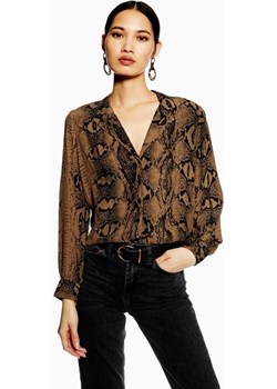 Snake Print Shirt Topshop - kod rabatowy