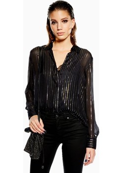 Metallic Thread Stripe Shirt Topshop - kod rabatowy