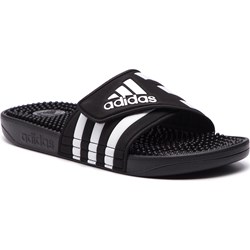 Klapki męskie Adidas czarne sportowe bez zapięcia  - zdjęcie produktu