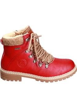 Trapery timberki czerwone sznurowane Warm Winter TL20 Good-In Casadi - kod rabatowy