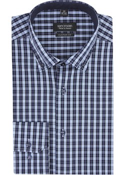 koszula bexley 2805 długi rękaw custom fit granatowy Recman - kod rabatowy