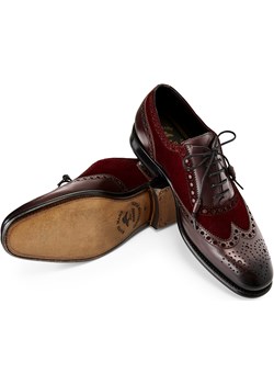 Bordowe Oksfordy 5149 Nord MekaShoes.com - kod rabatowy