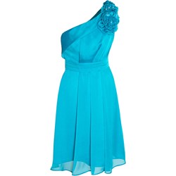 Sukienka Fokus bez rękawów asymetryczna mini elegancka na urodziny  - zdjęcie produktu