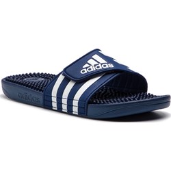 Klapki męskie Adidas sportowe bez zapięcia z gumy  - zdjęcie produktu