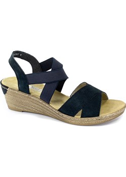 Sandały Rieker 62412-15 Blue Rieker EuroButy.com.pl - kod rabatowy
