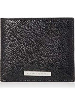 Armani Exchange męski portfel z logo Credit Card, czarny (czarny), 9.800000000007x1.8x11.2 cm Armani Amazon - kod rabatowy