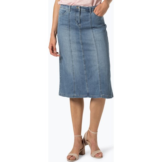 trwałe modelowanie Spódnica Gerry Weber Edition casual bez wzorów midi Odzież Damska XG niebieski Spódnice JQFP trwałe modelowanie Spódnica Gerry Weber Edition casual bez wzorów midi Odzież Damska XG niebieski Spódnice JQFP