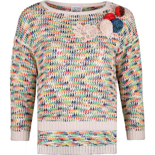 Sweter damski Twin set z dzianiny w Domodi Sweter damski Twin set z dzianiny w Domodi