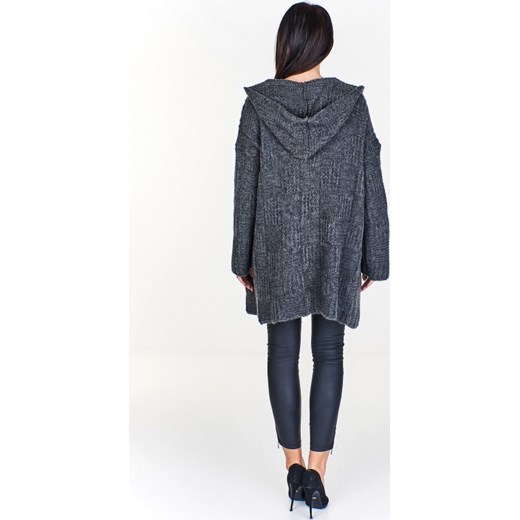 Sweter damski Kama z kapturem Odzież Damska SK Swetry Sweter damski Kama z kapturem Odzież Damska SK Swetry