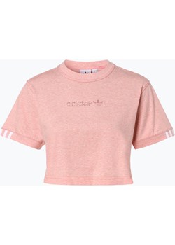 adidas Originals - T-shirt damski, czerwony Adidas Originals vangraaf - kod rabatowy