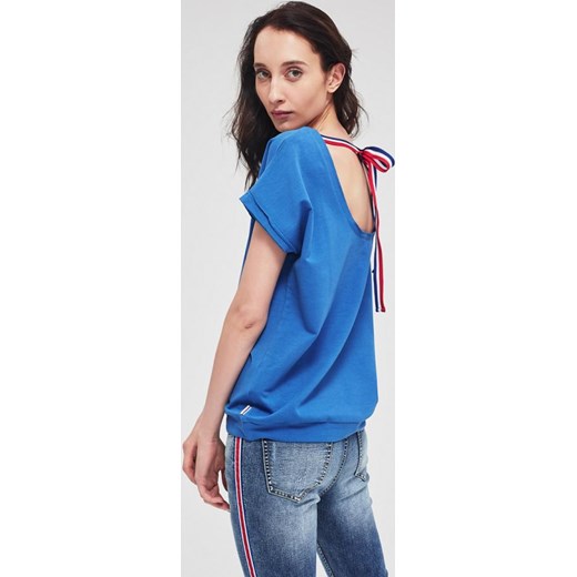 Bluzka damska Diverse casual z krótkimi rękawami Odzież Bluzka damska Diverse casual z krótkimi rękawami Odzież