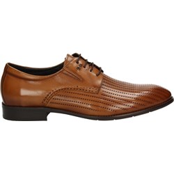 Buty eleganckie męskie John Doubare skórzane  - zdjęcie produktu