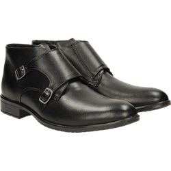 Buty zimowe męskie Darbut czarne z tworzywa sztucznego  - zdjęcie produktu