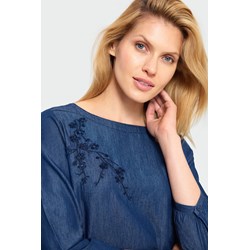 Bluzka damska Greenpoint z okrągłym dekoltem z długim rękawem casual  - zdjęcie produktu
