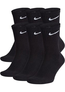 Skarpety długie CZARNE Sportowe NIKE Everyday Cushion Crew 6PAK Nike okazja www.fun4sport.pl - kod rabatowy