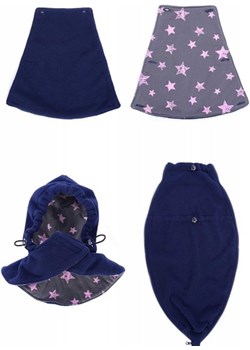 MijaCulture - 3 w1 bluza polarowa 3D ciążowa i do noszenia dziecka 4047/M51 ciemny granat Mijaculture MijaCulture wyprzedaż - kod rabatowy